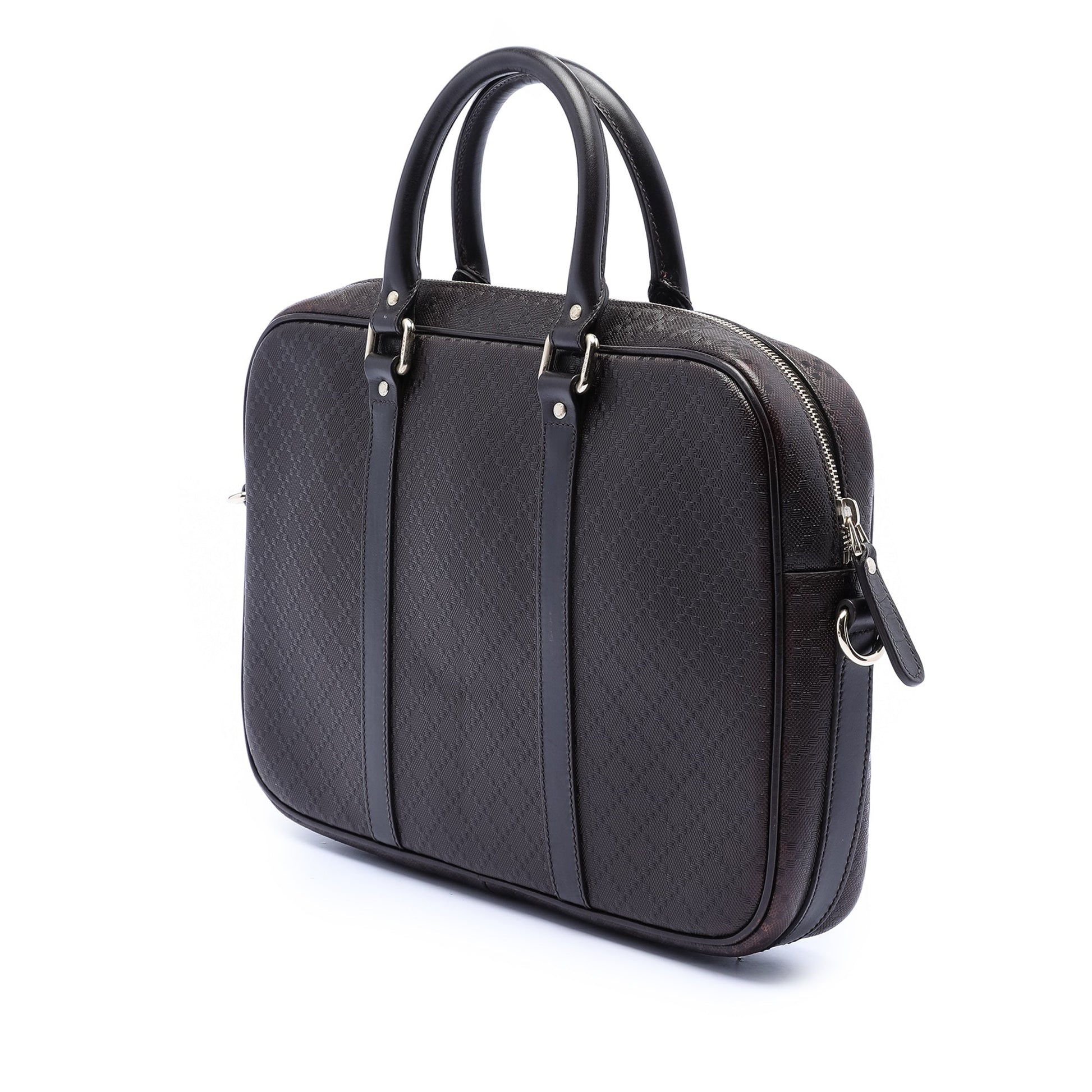 Gucci Medium Leather Diamante Bright Business Bag