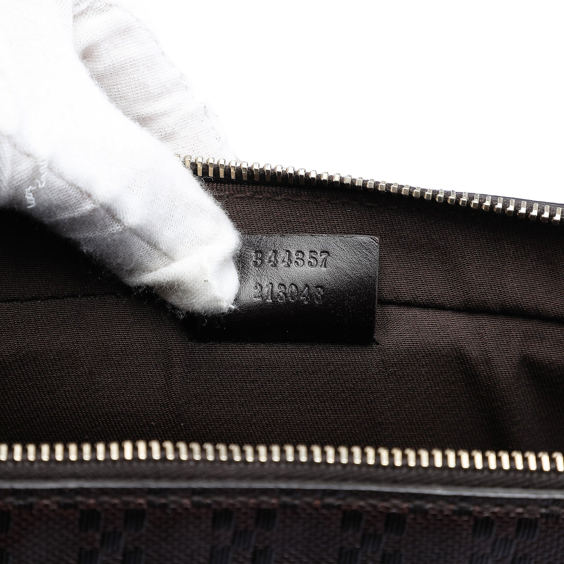 Gucci Medium Leather Diamante Bright Business Bag