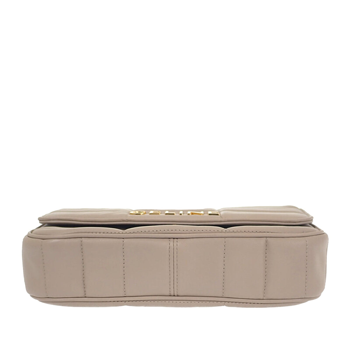 Celine Matelasse Goatskin Monochrome Chain Shoulder Bag