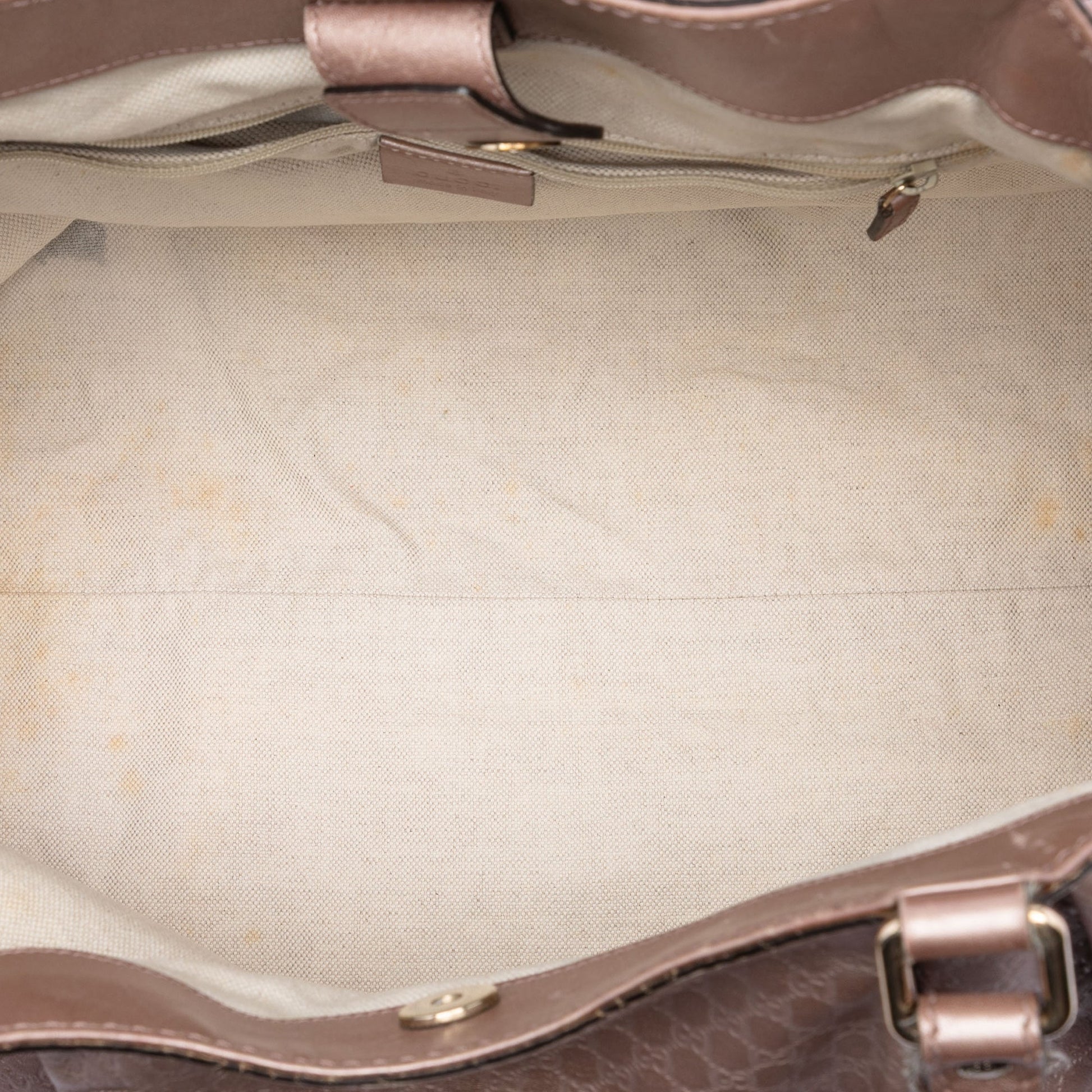 Gucci Large Metallic Microguccissima Sukey Tote