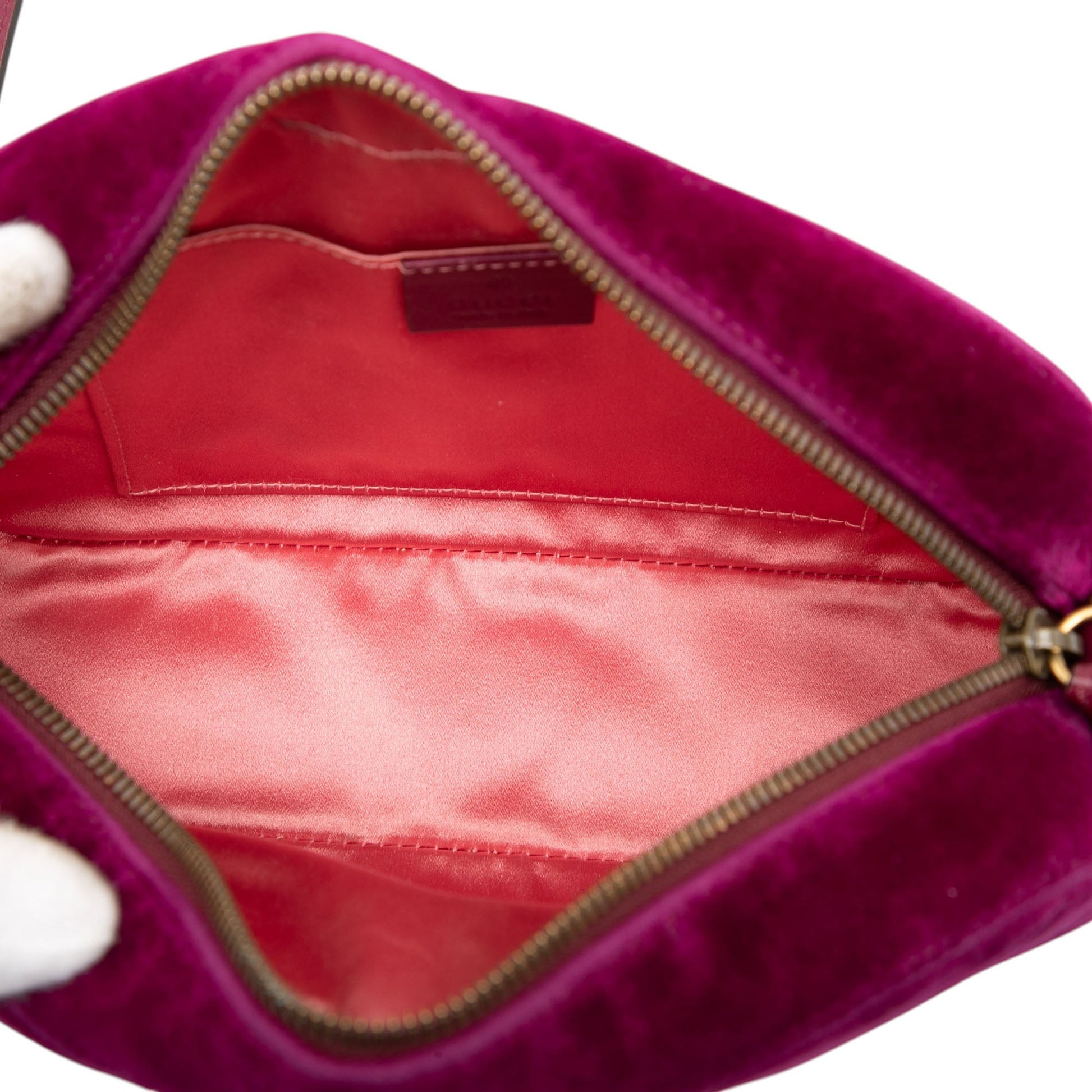Gucci Small GG Marmont Matelasse Velvet Crossbody