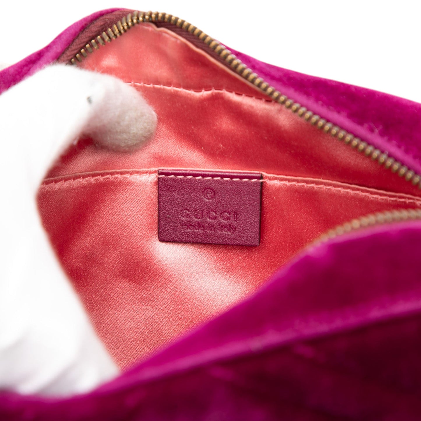 Gucci Small GG Marmont Matelasse Velvet Crossbody