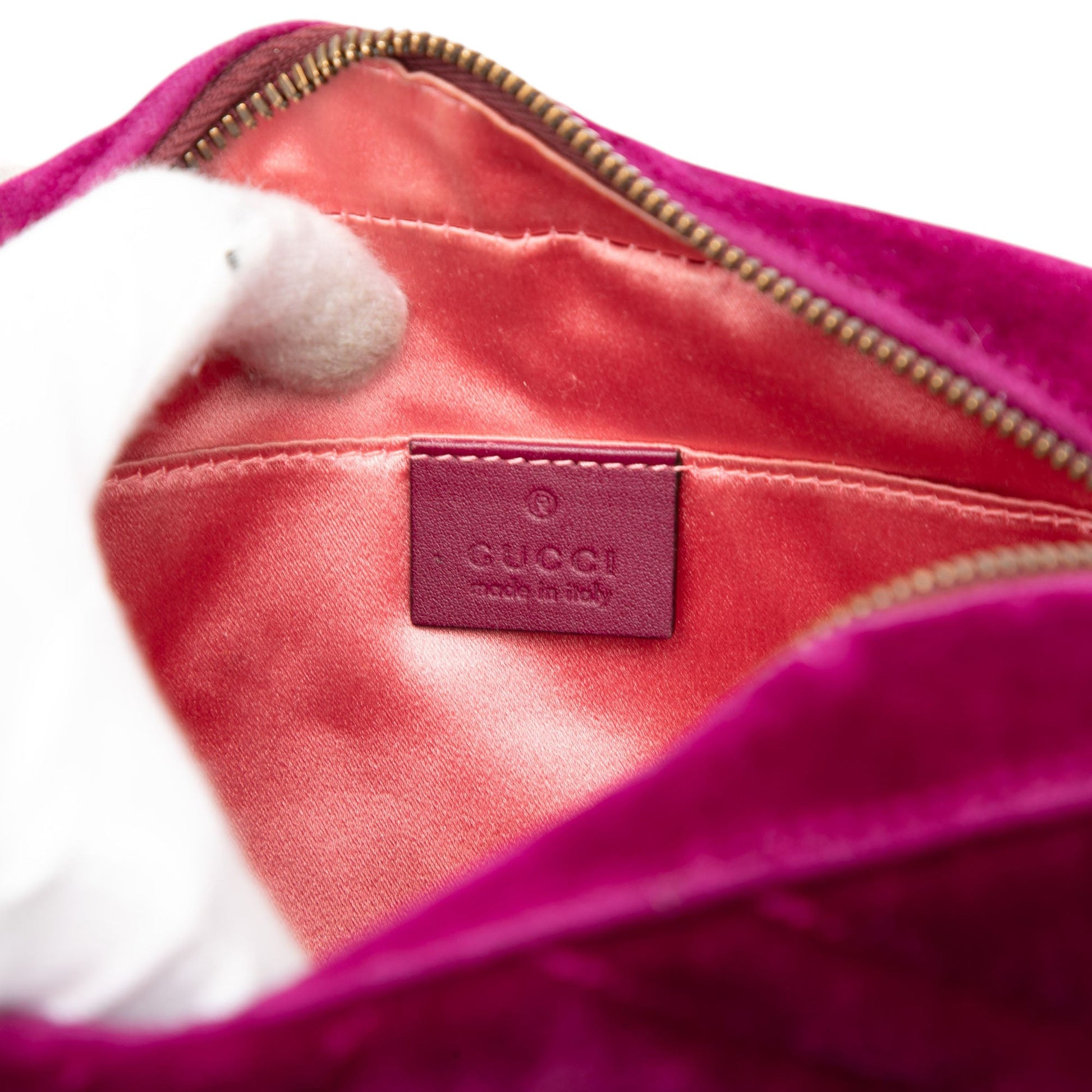 Gucci Small GG Marmont Matelasse Velvet Crossbody