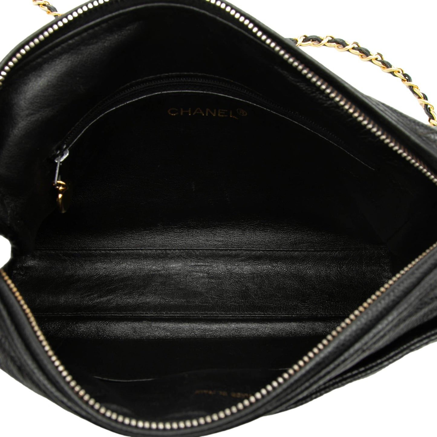 CC Quilted Caviar Chain Camera Bag