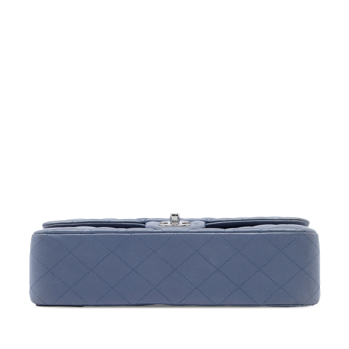 Chanel Medium Classic Lambskin Double Flap — Purple