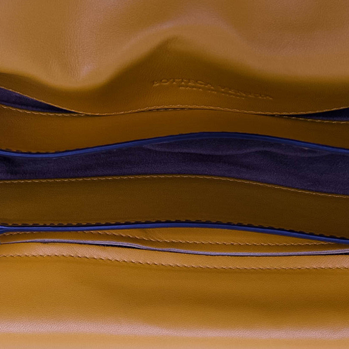 Bottega Veneta Medium Intrecciato Trimmed Nappa Piazza Top Handle Satchel — Yellow