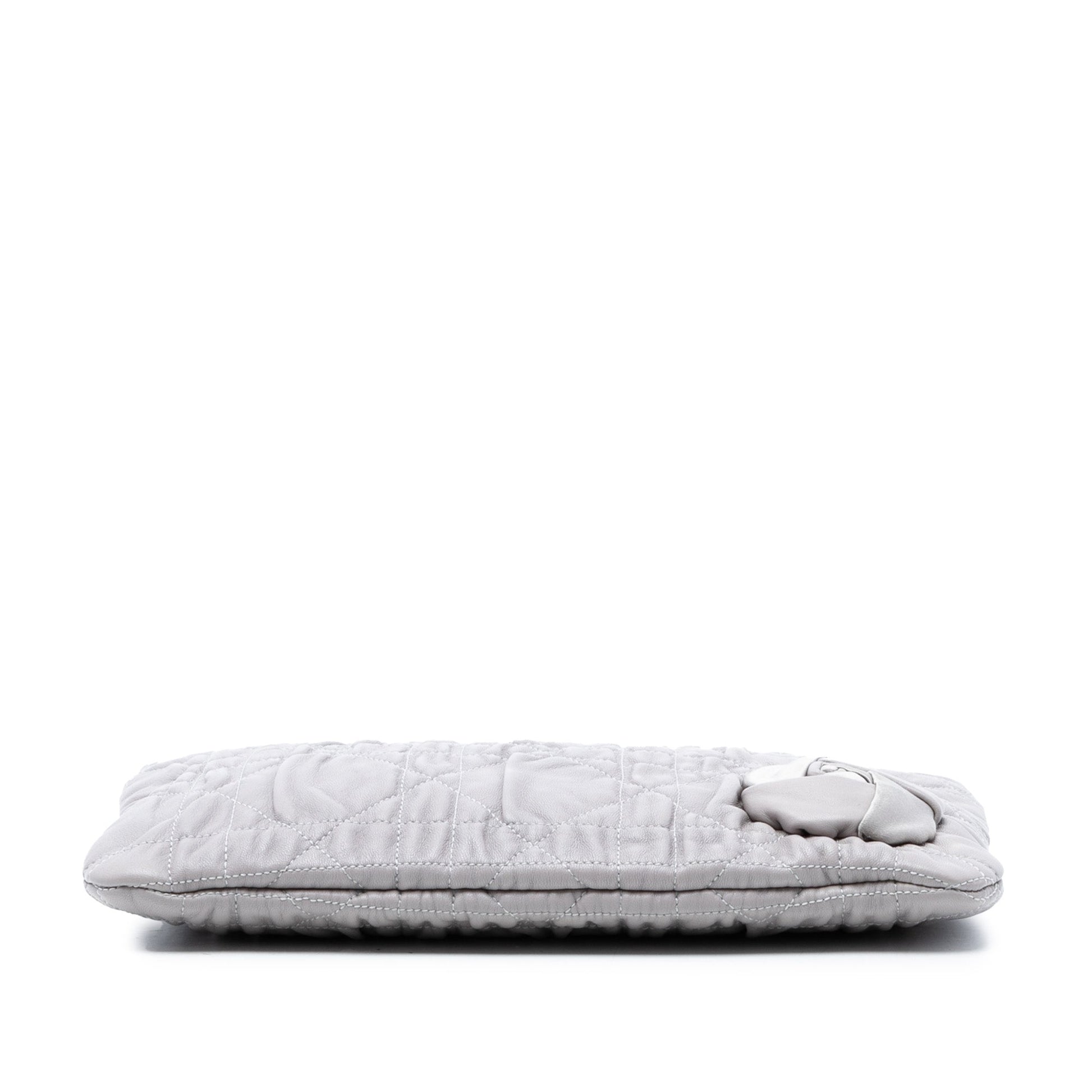 Dior Calfskin Cannage Rose Clutch