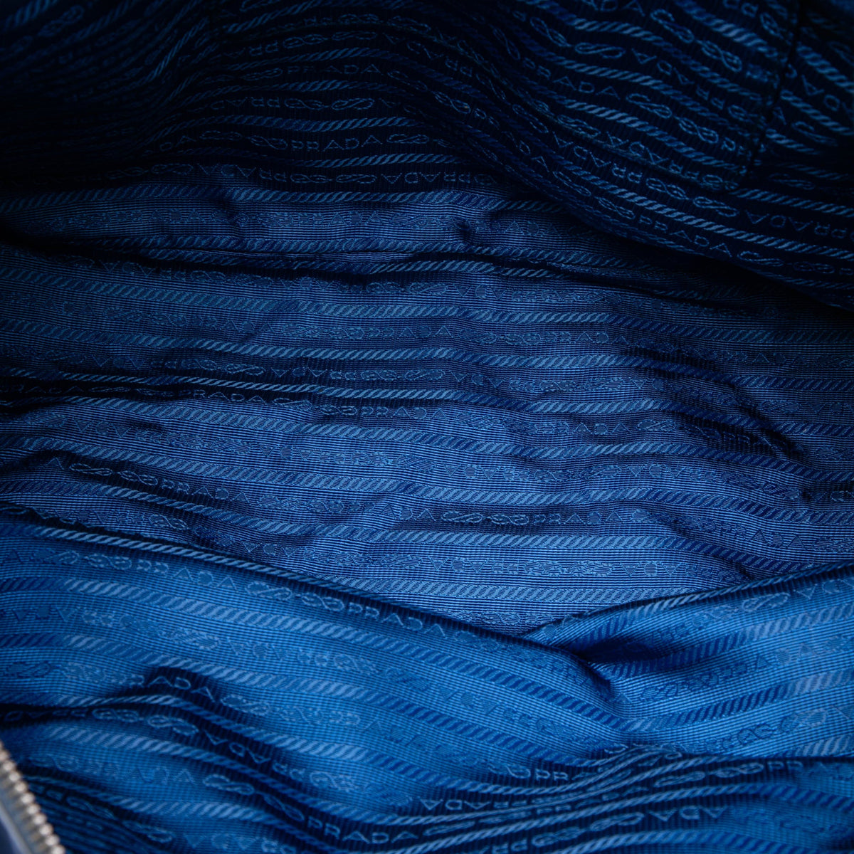 Prada Saffiano Trimmed Tessuto Zip Top Convertible Tote