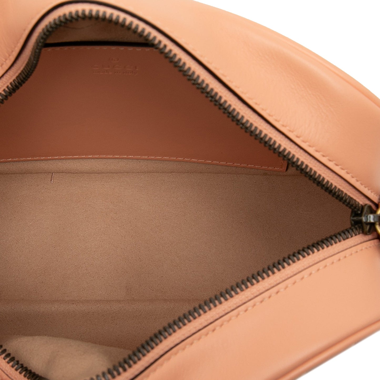 Gucci Small GG Marmont Matelasse Calfskin Vertical Ring Crossbody
