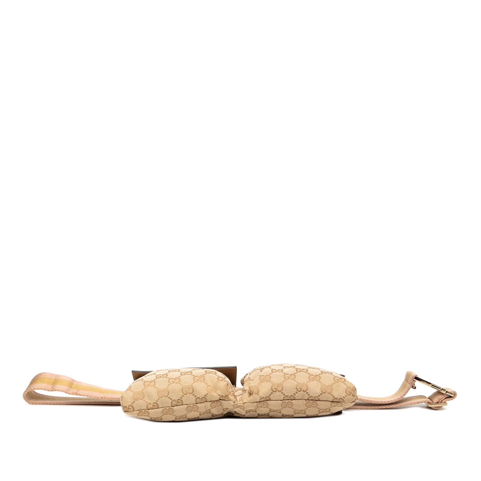 Gucci GG Canvas Web Double Pocket Belt Bag