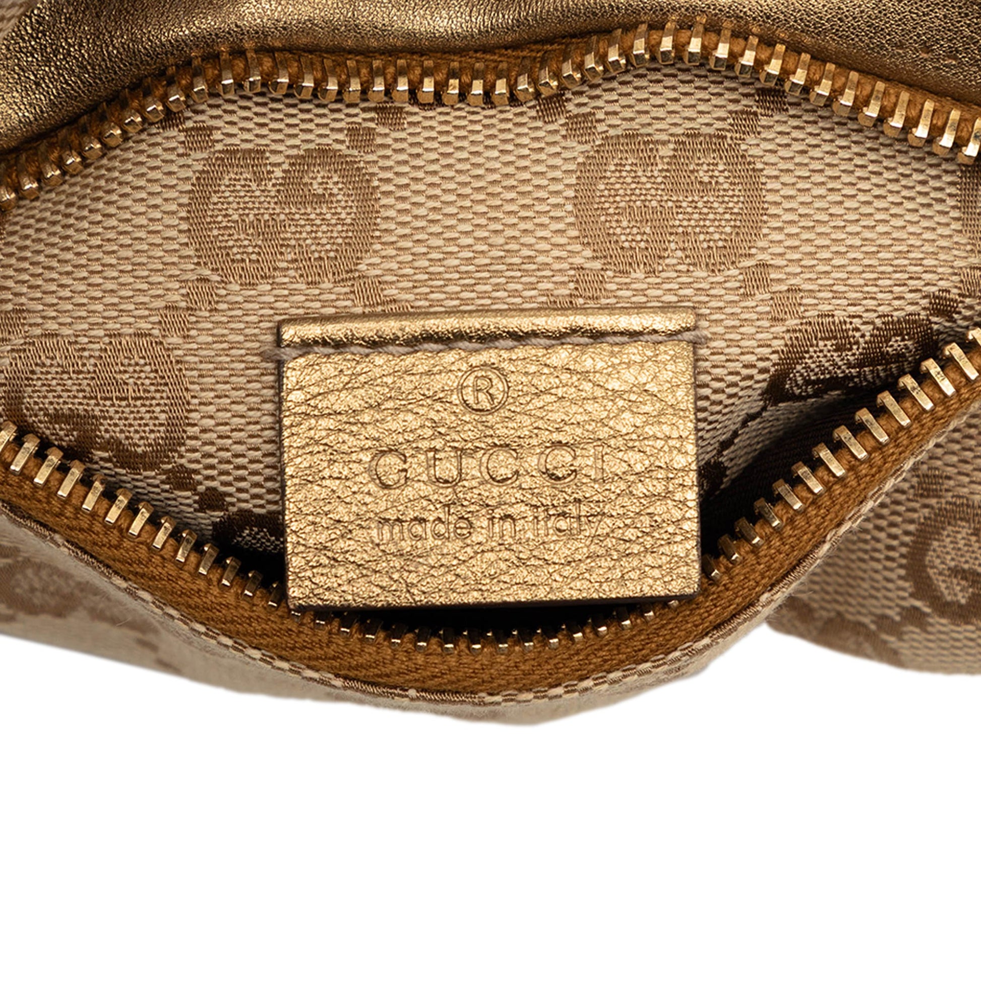 Gucci GG Canvas Web Double Pocket Belt Bag