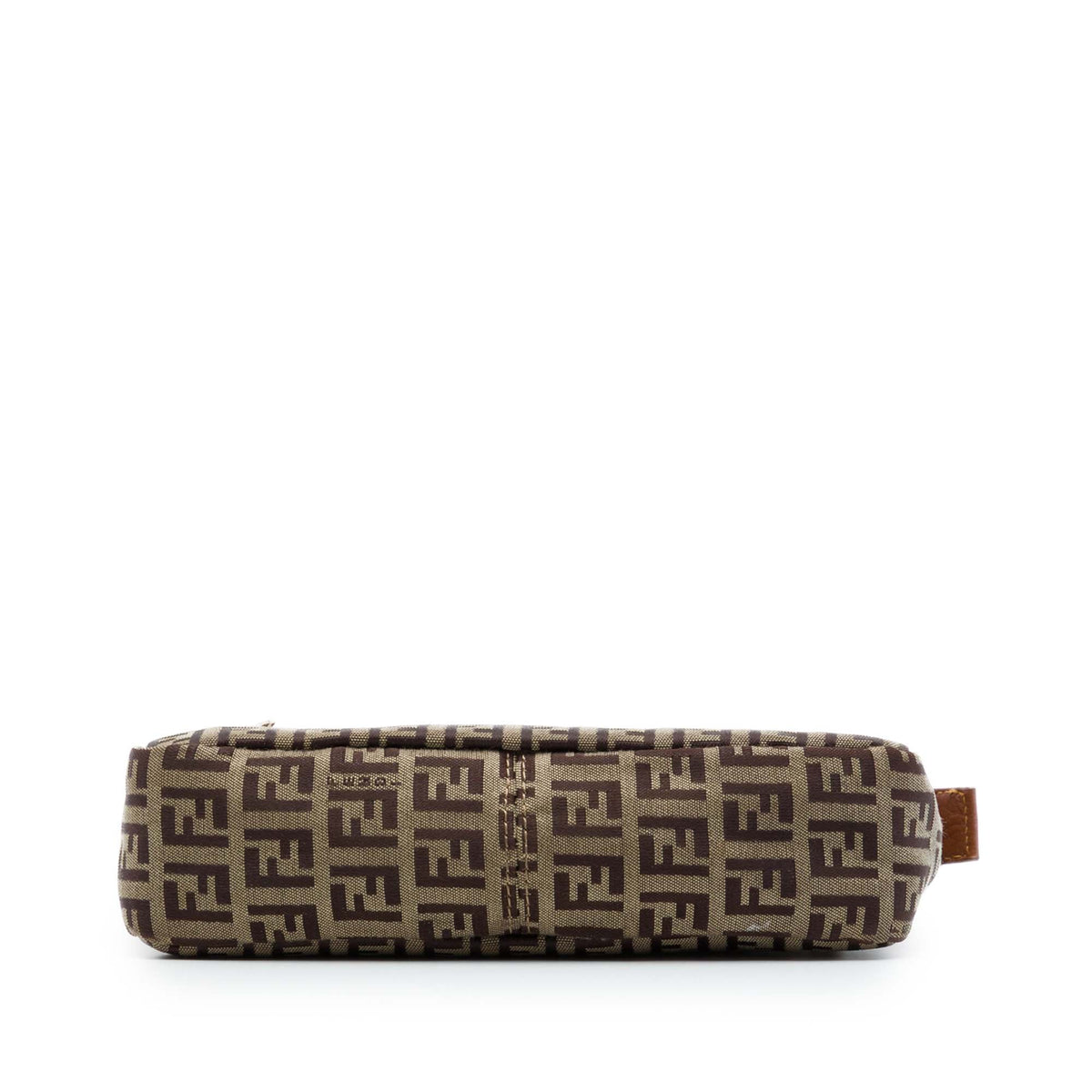 Fendi Zucchino Canvas Triple Strap Pochette Shoulder Bag — Brown