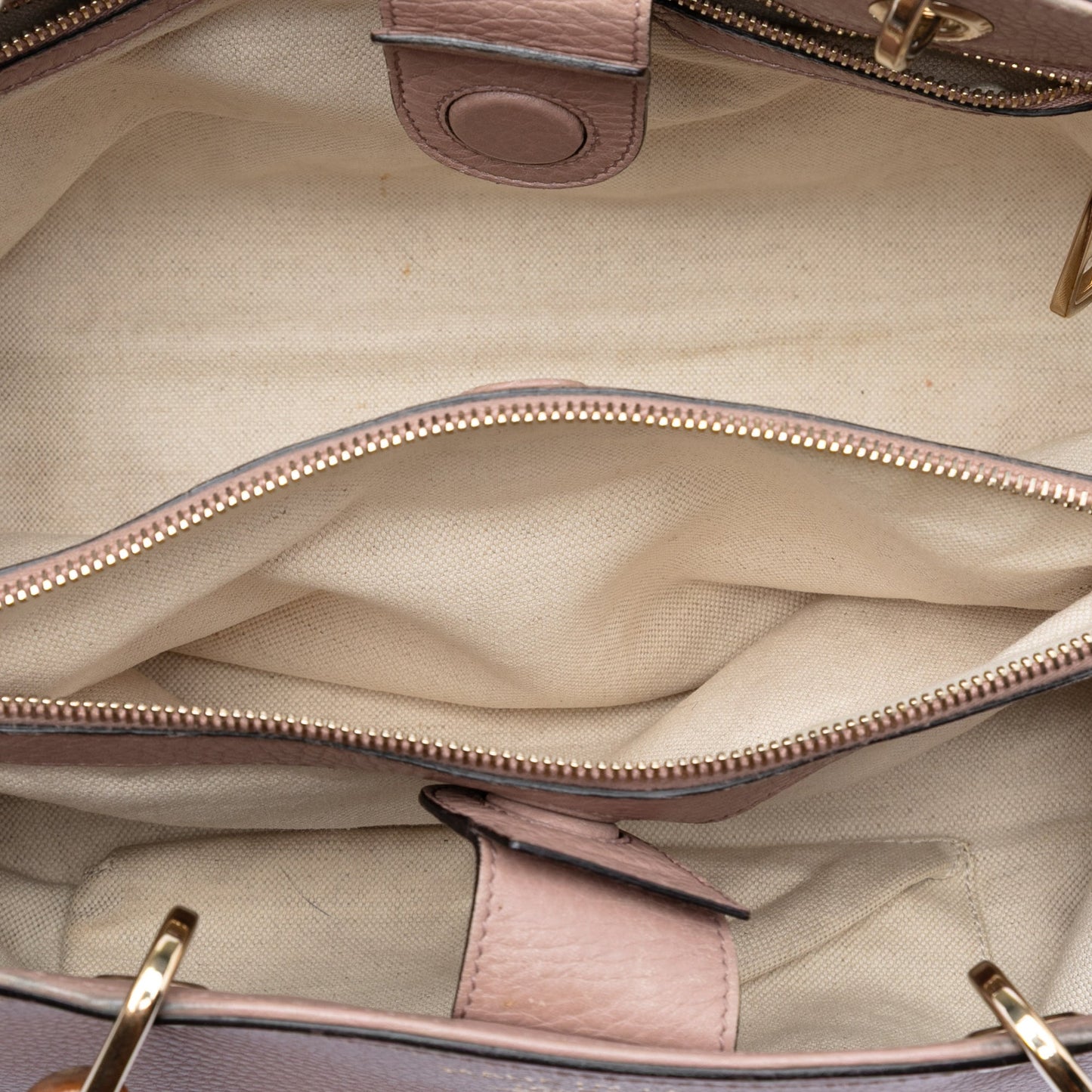 Medium Calfskin Bamboo Shopper Satchel