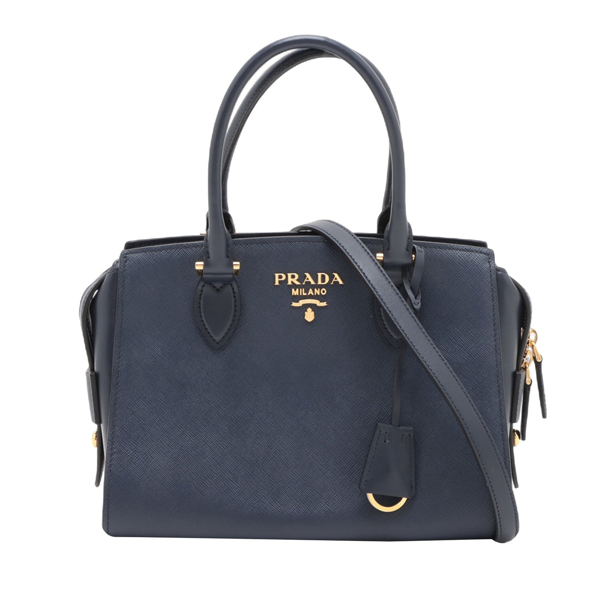 Prada Saffiano and Soft Calf Satchel