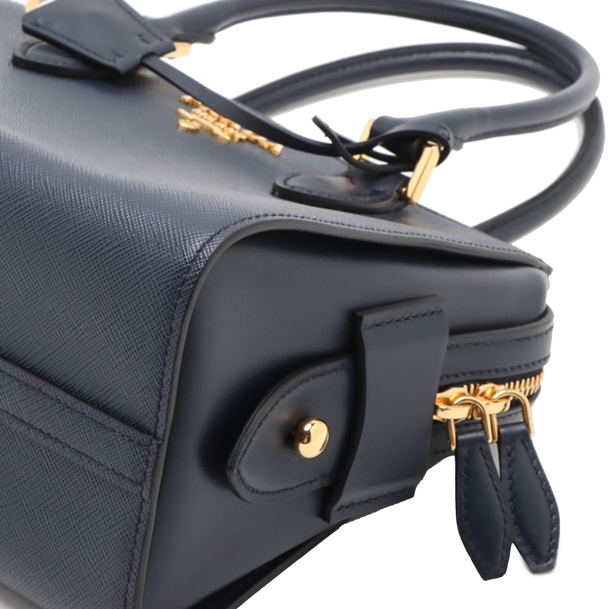 Prada Saffiano and Soft Calf Satchel