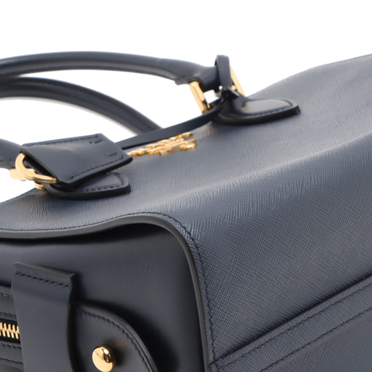 Prada Saffiano and Soft Calf Satchel