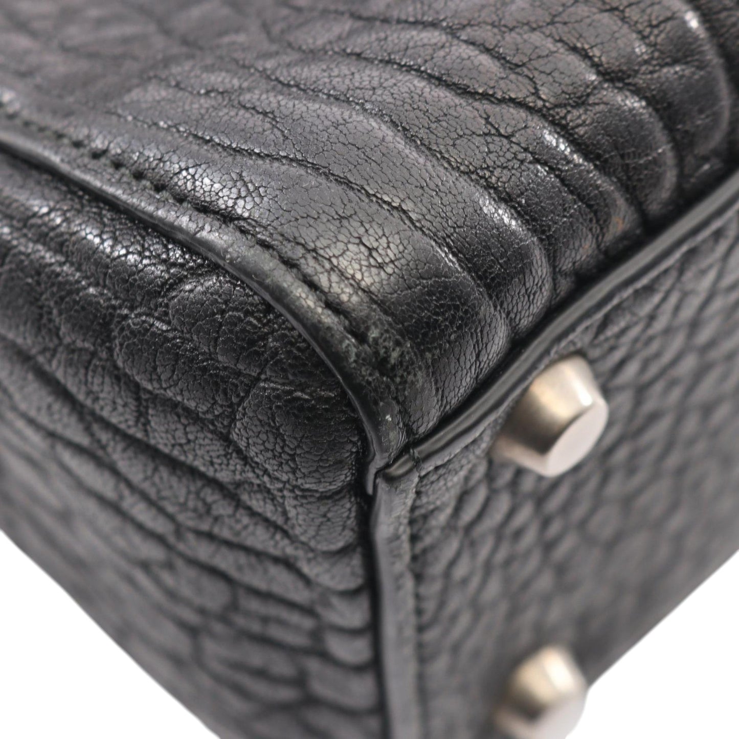 Dior Medium Pebbled Calfskin Diorissimo Satchel