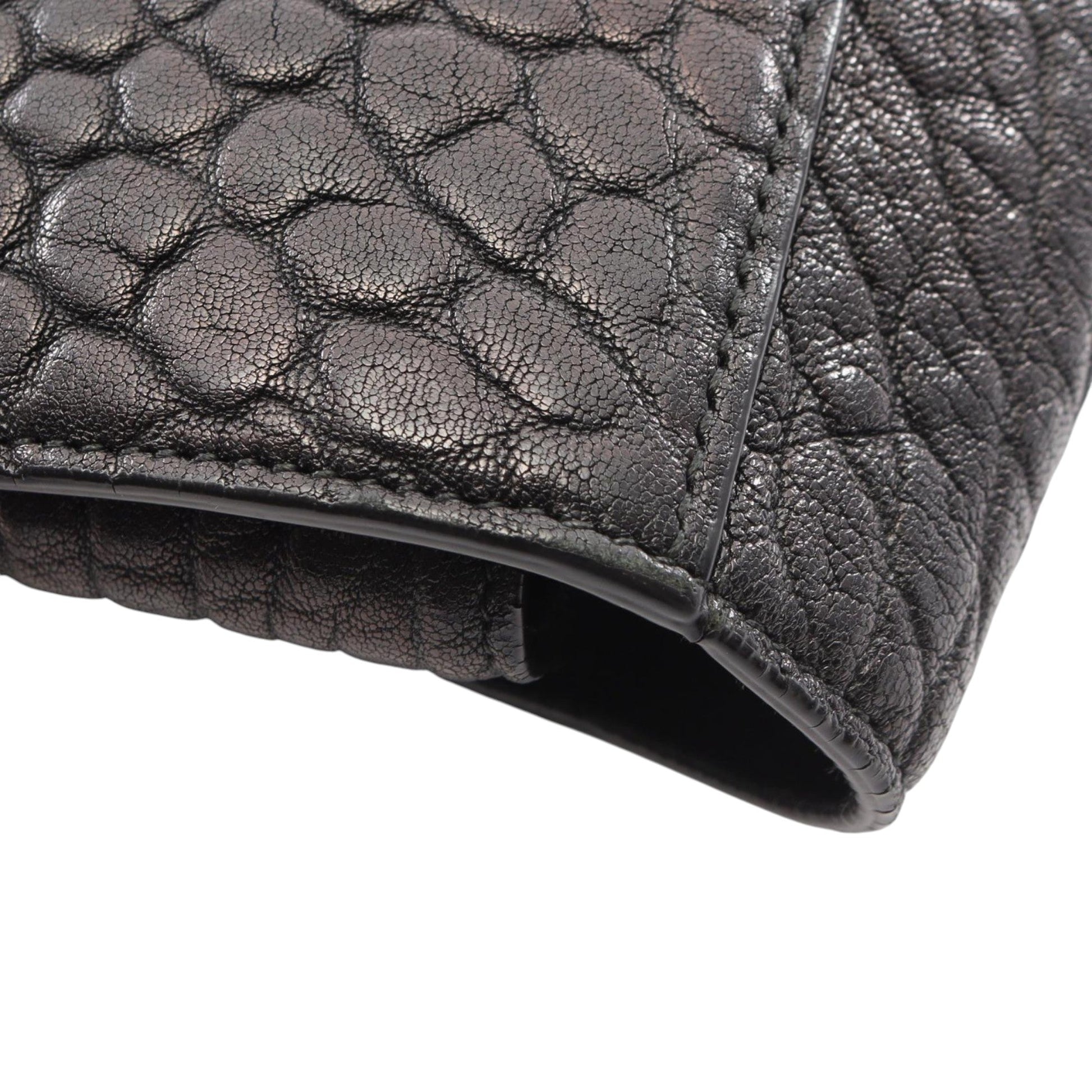 Dior Medium Pebbled Calfskin Diorissimo Satchel