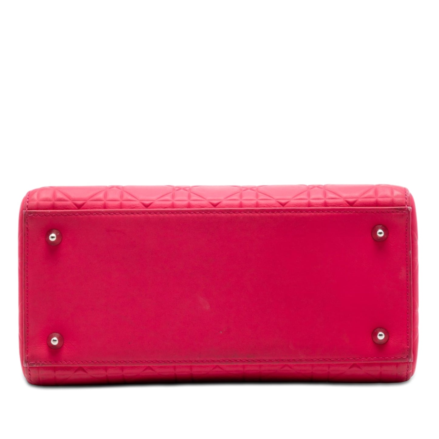Dior Medium Ultra Matte Calfskin Cannage Embossed Lady Dior