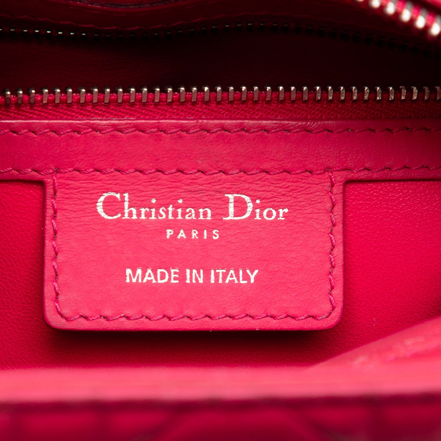 Dior Medium Ultra Matte Calfskin Cannage Embossed Lady Dior