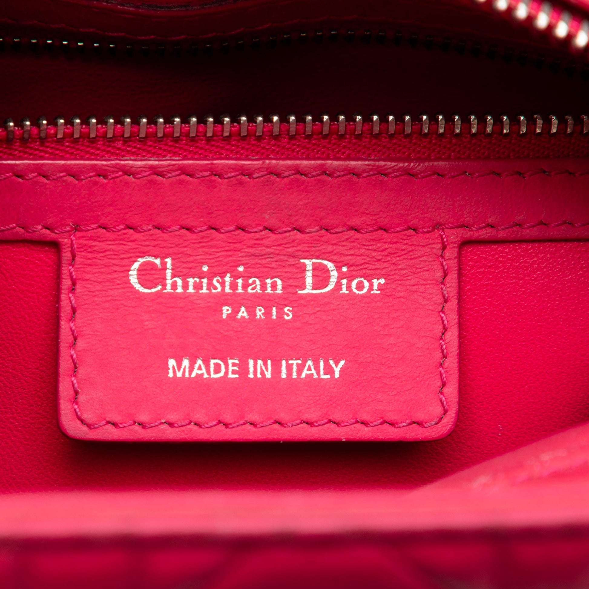 Dior Medium Ultra Matte Calfskin Cannage Embossed Lady Dior