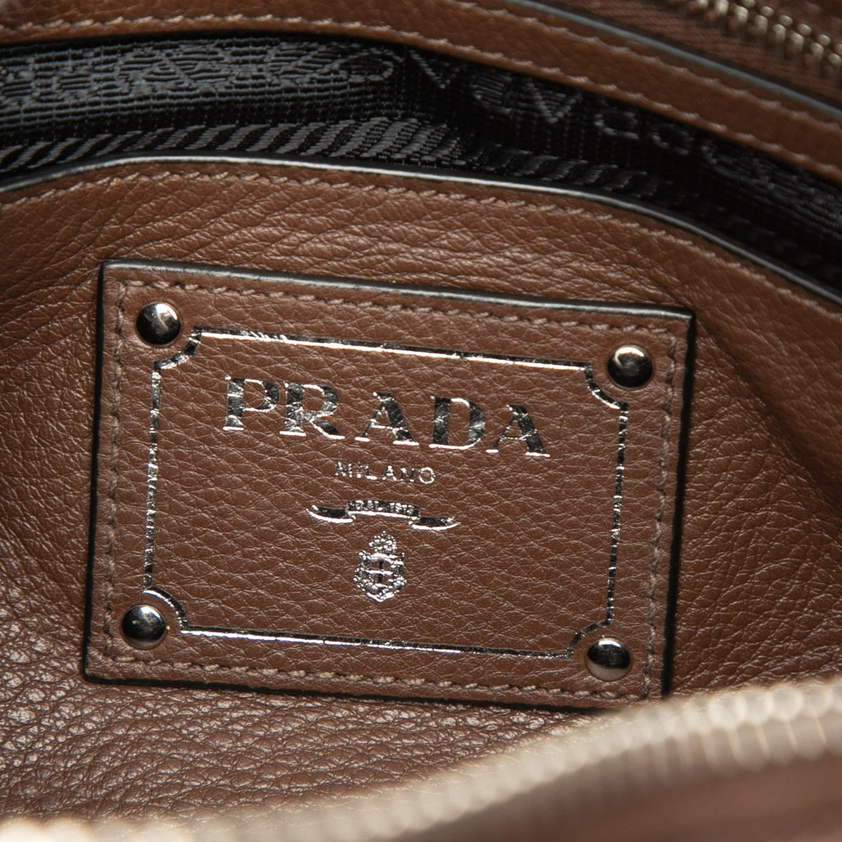 Prada Vitello Phenix Zip Top Satchel