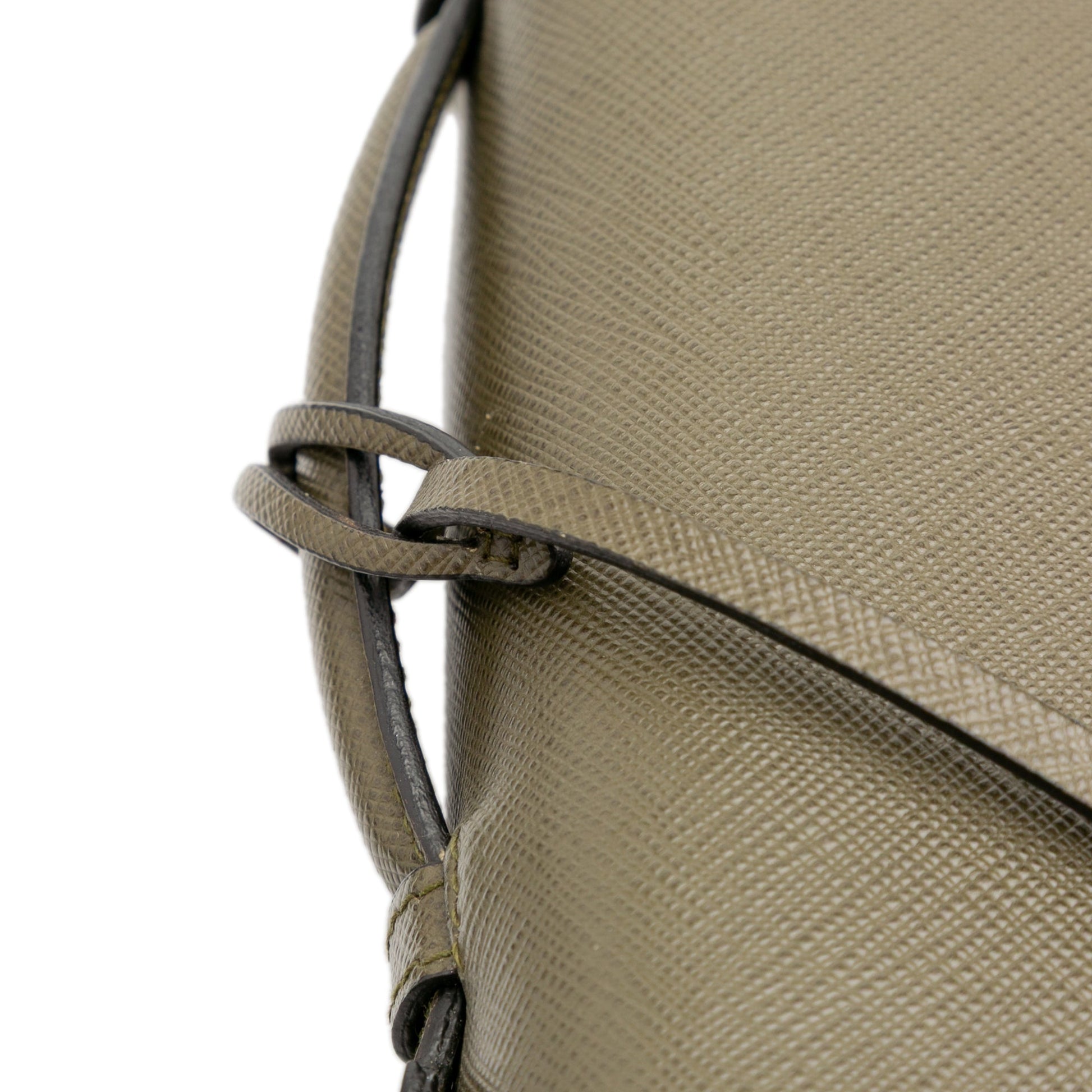 Prada Small Saffiano Lux Sound Satchel