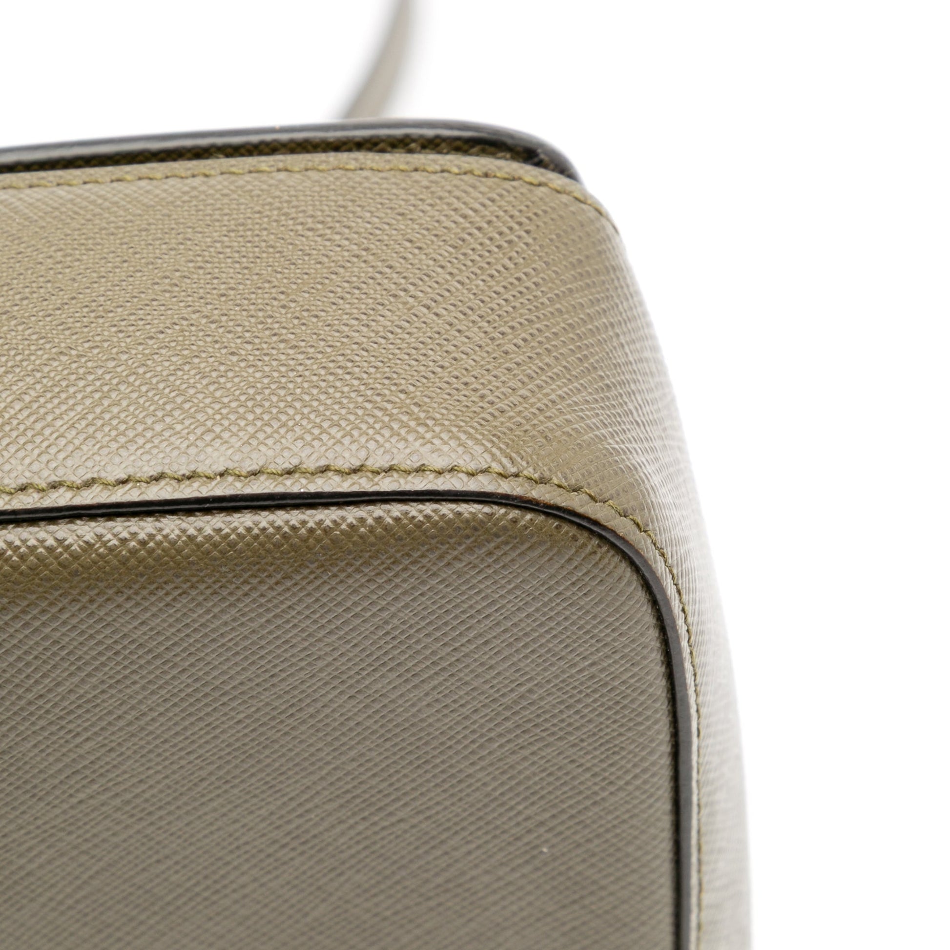 Prada Small Saffiano Lux Sound Satchel