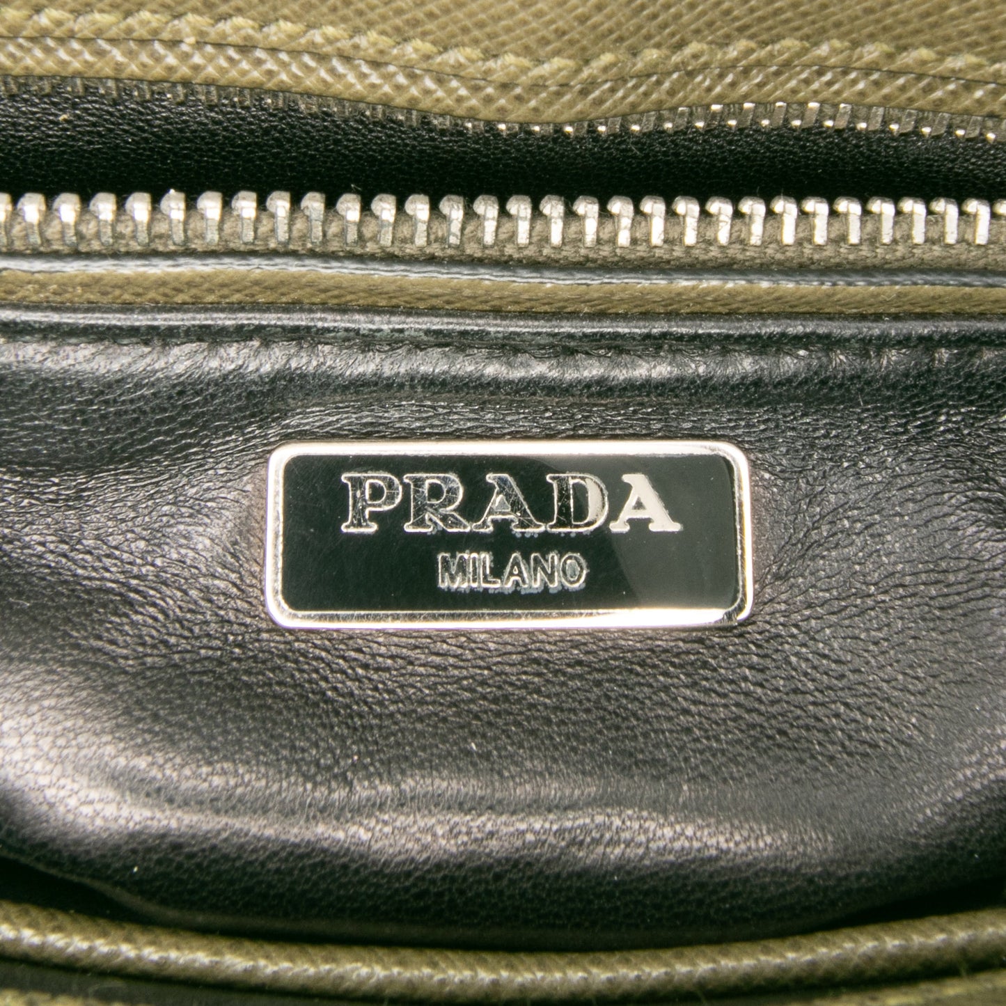 Prada Small Saffiano Lux Sound Satchel