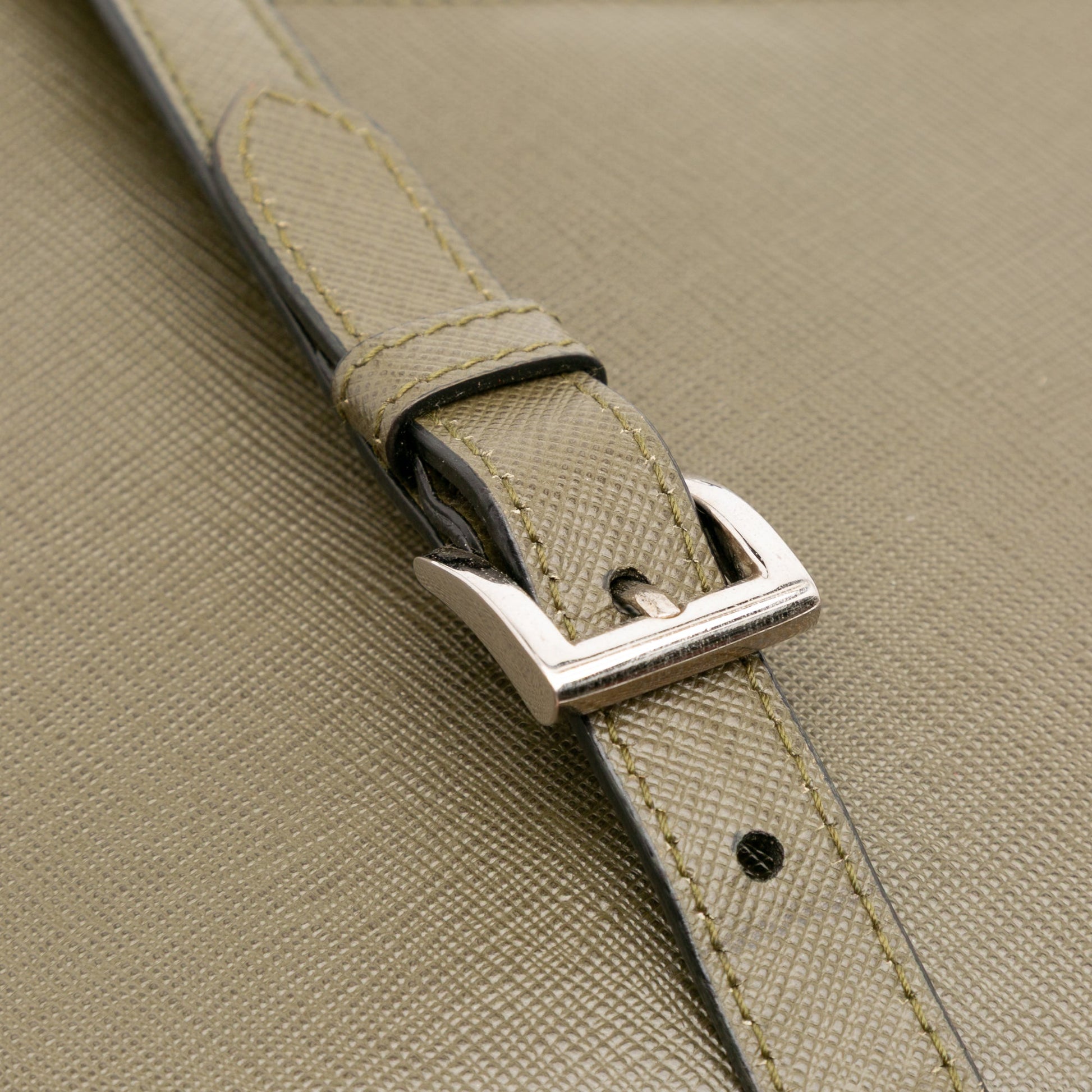 Prada Small Saffiano Lux Sound Satchel