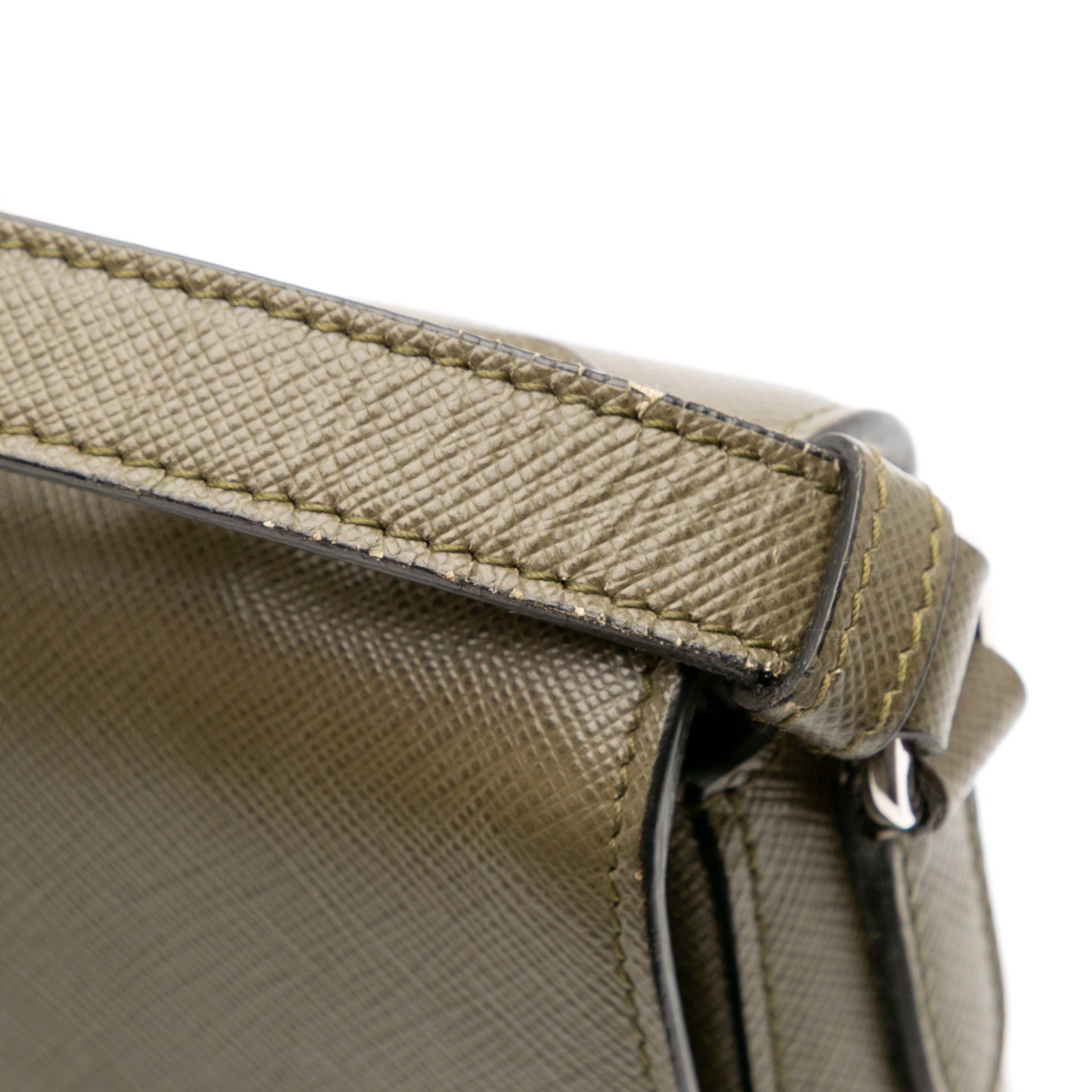 Prada Small Saffiano Lux Sound Satchel