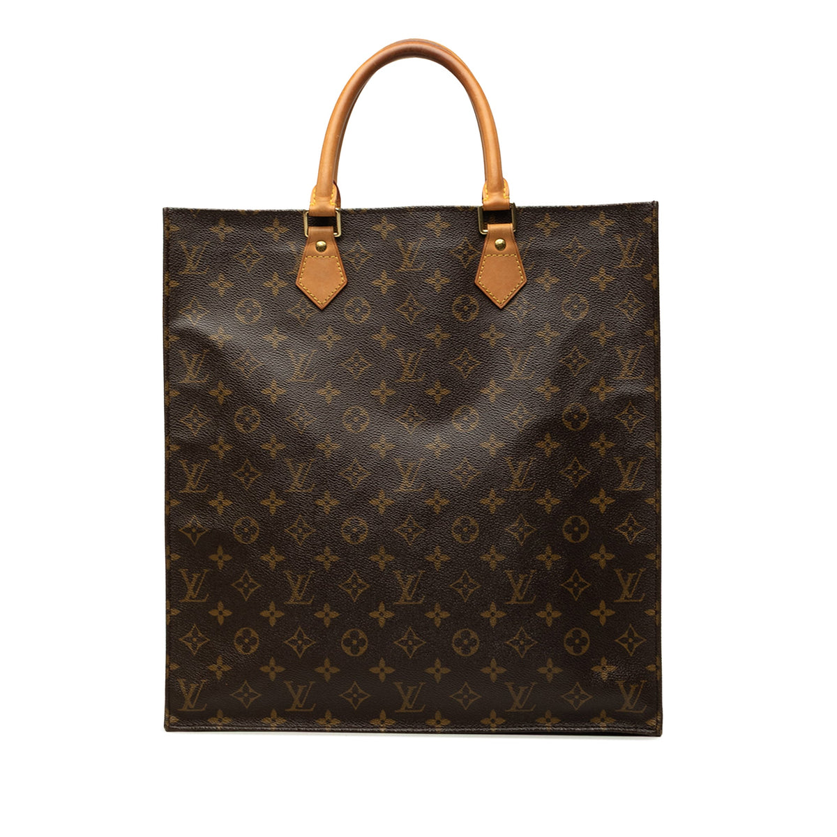 Louis Vuitton Monogram Sac Plat — Brown