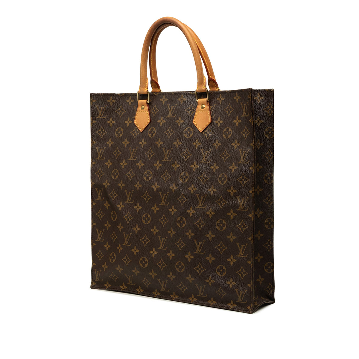 Louis Vuitton Monogram Sac Plat — Brown