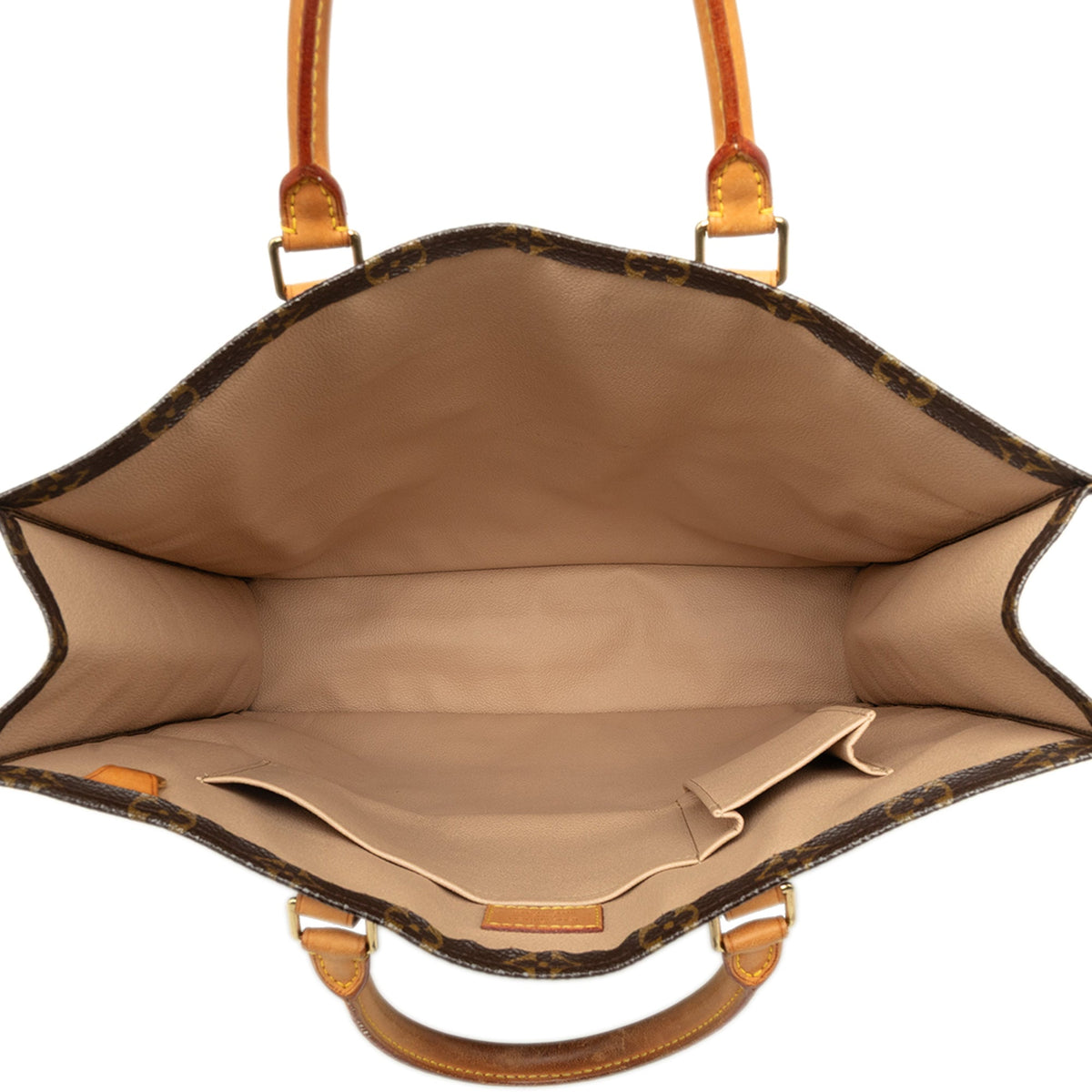 Louis Vuitton Monogram Sac Plat — Brown