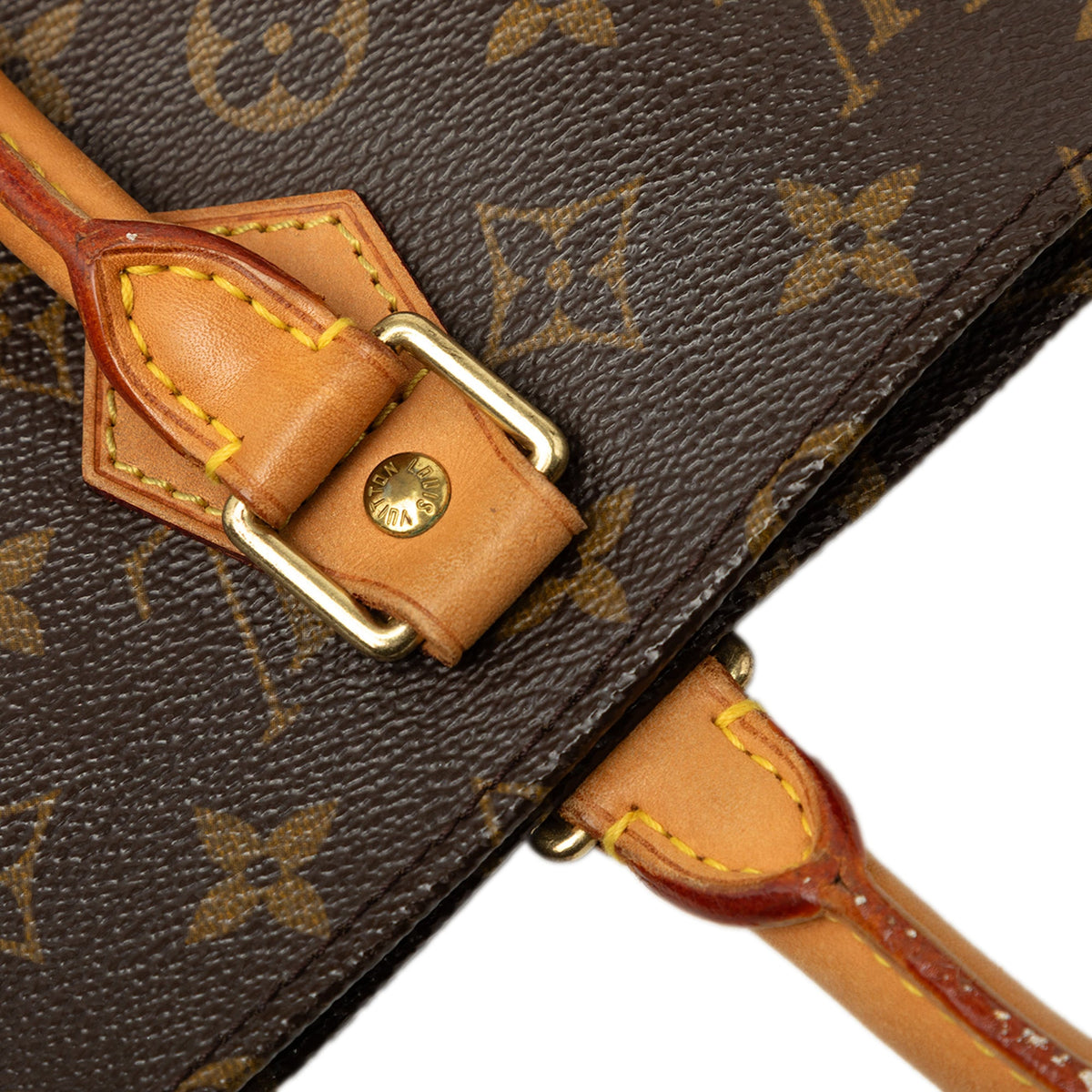 Louis Vuitton Monogram Sac Plat — Brown