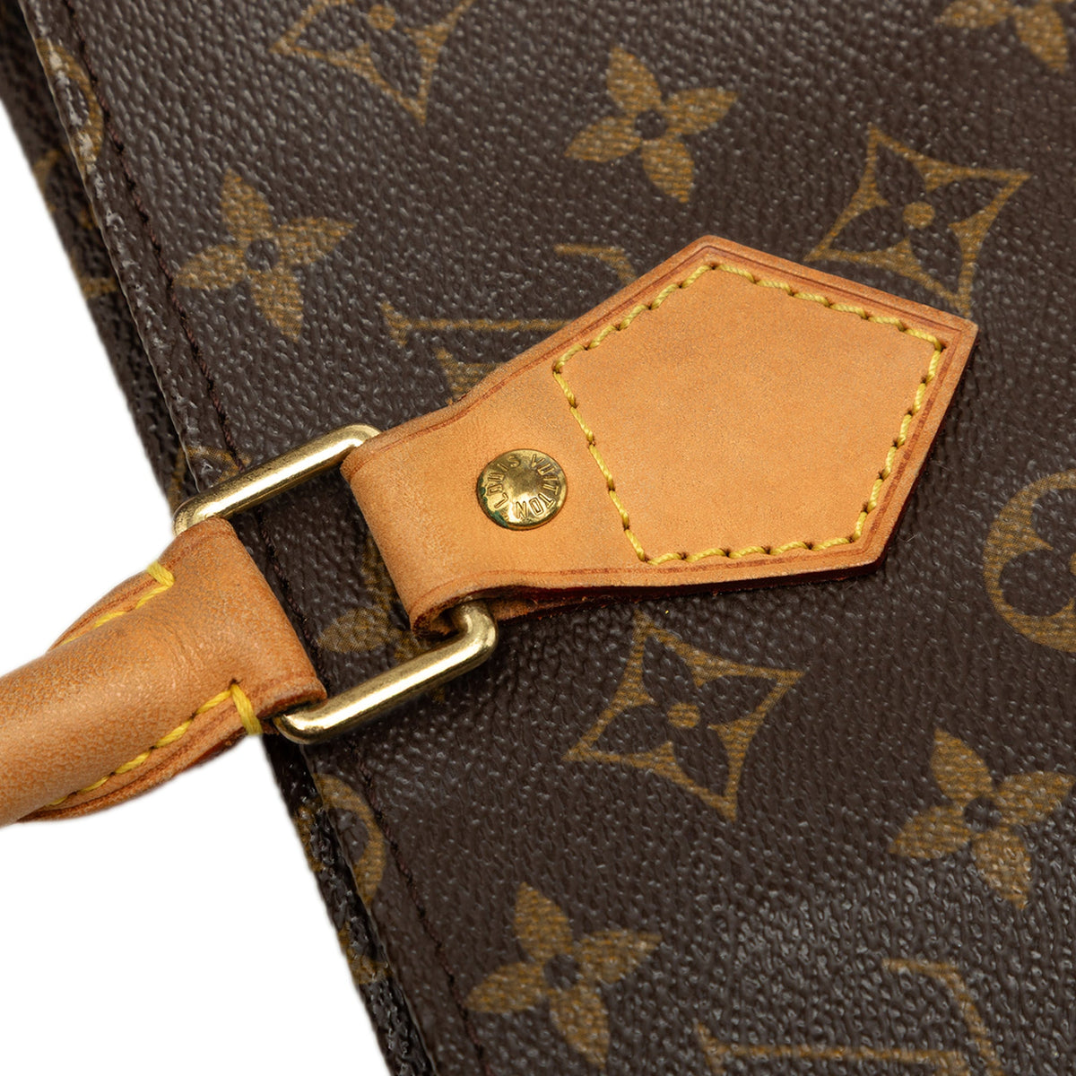 Louis Vuitton Monogram Sac Plat — Brown