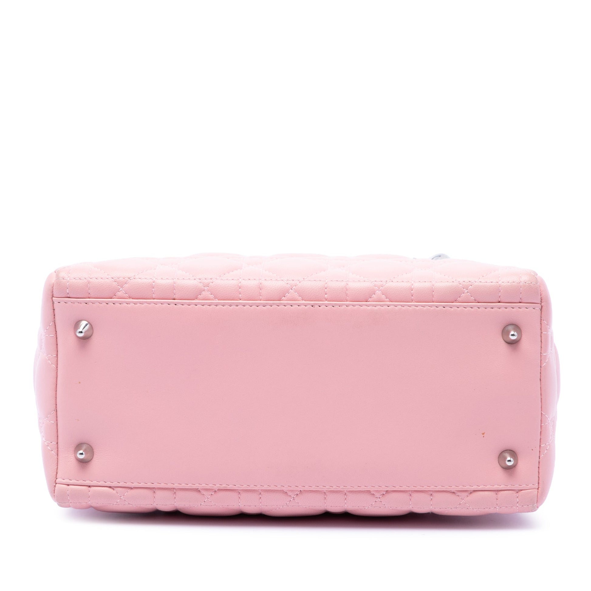 Dior Medium Lambskin Cannage Lady Dior