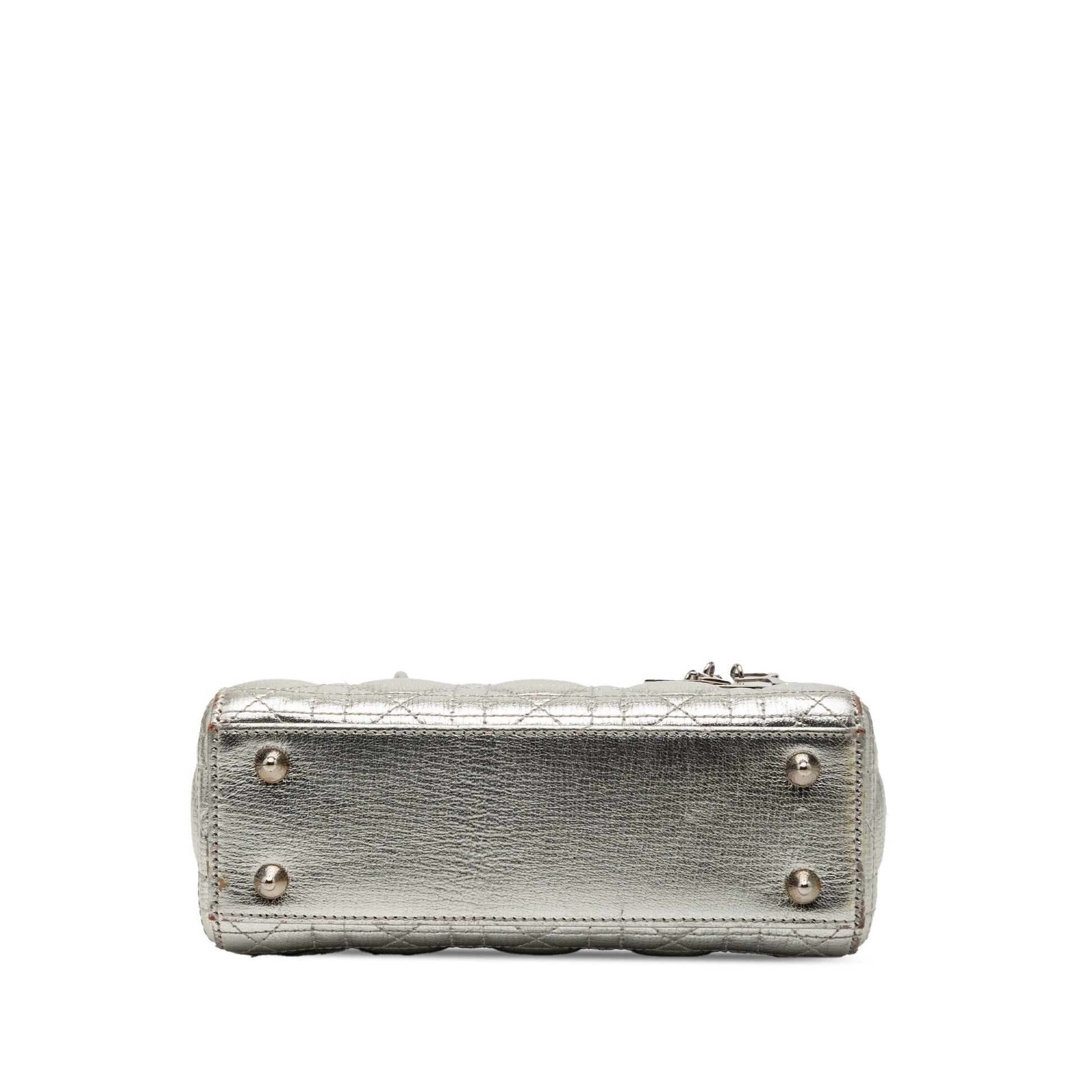 Dior Small Metallic Grained Calfskin Cannage My ABCDior Lady Dior