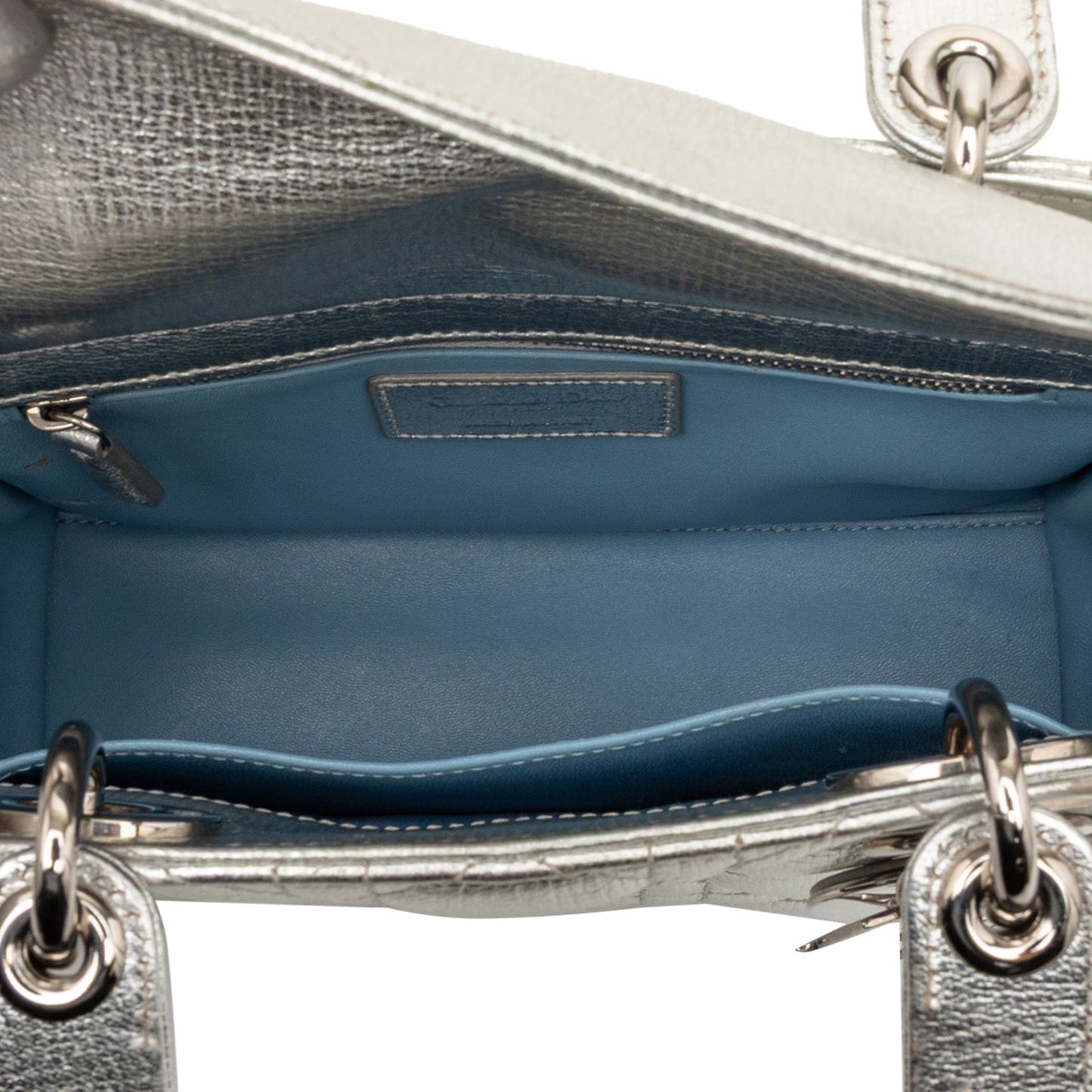 Dior Small Metallic Grained Calfskin Cannage My ABCDior Lady Dior