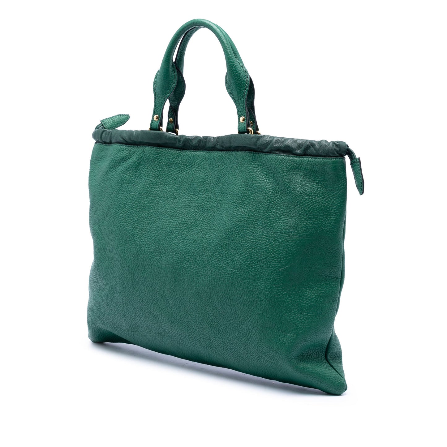 Burberry Leather Big Crush Convertible Tote