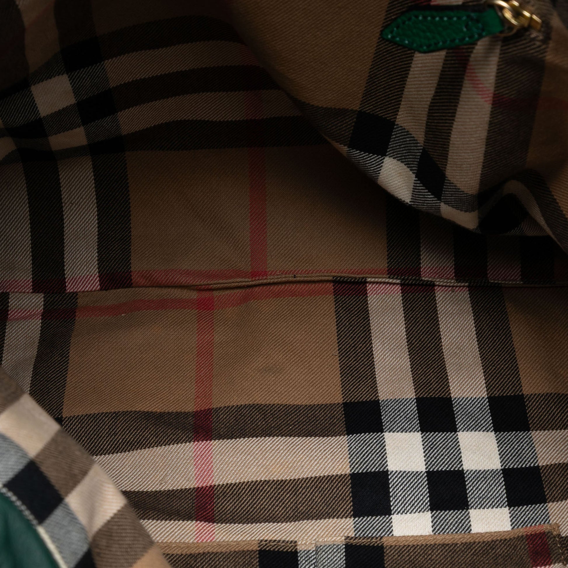 Burberry Leather Big Crush Convertible Tote