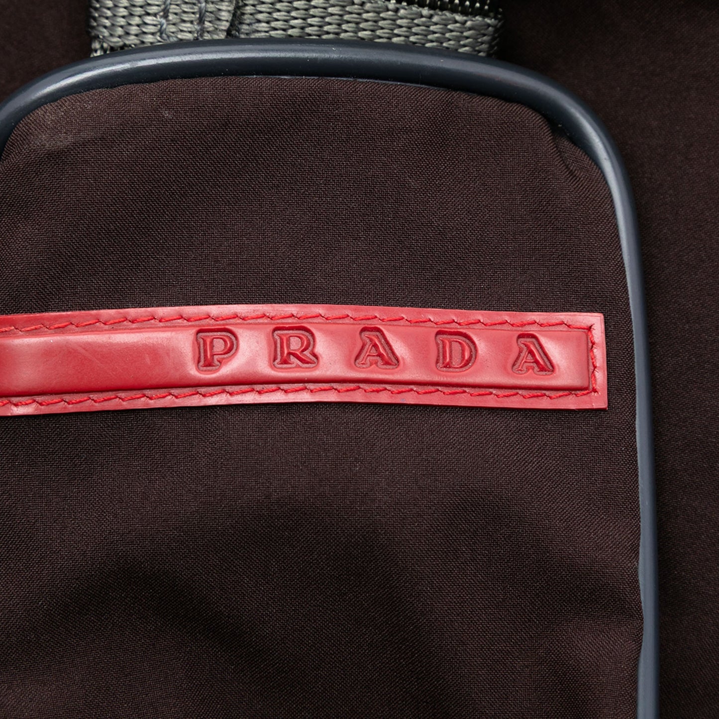 Prada Sports Line Tessuto Zip Top Crossbody