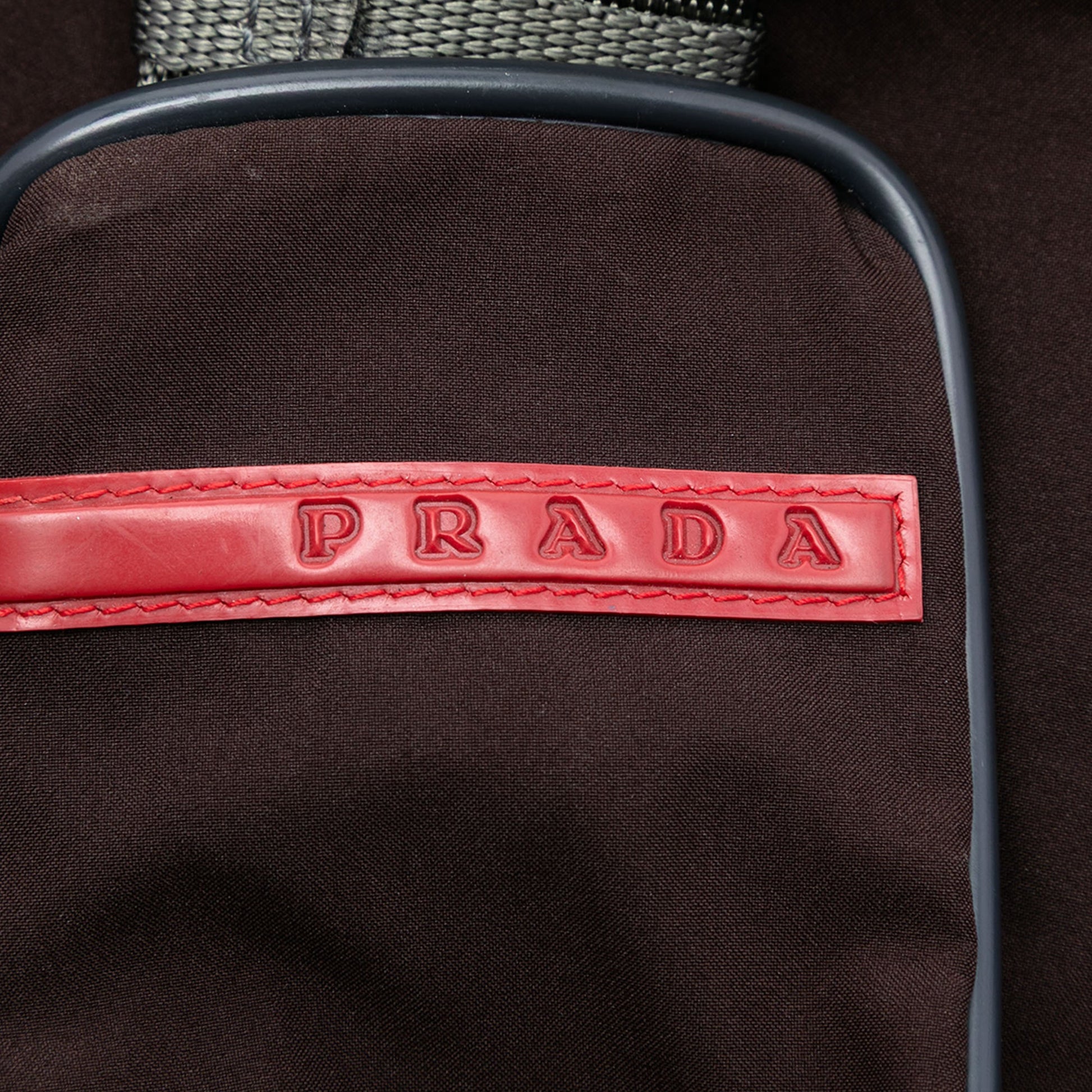 Prada Sports Line Tessuto Zip Top Crossbody