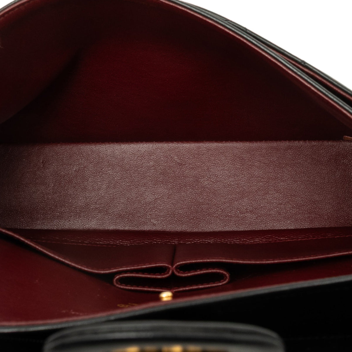 Chanel Medium Classic Lambskin Double Flap — Black
