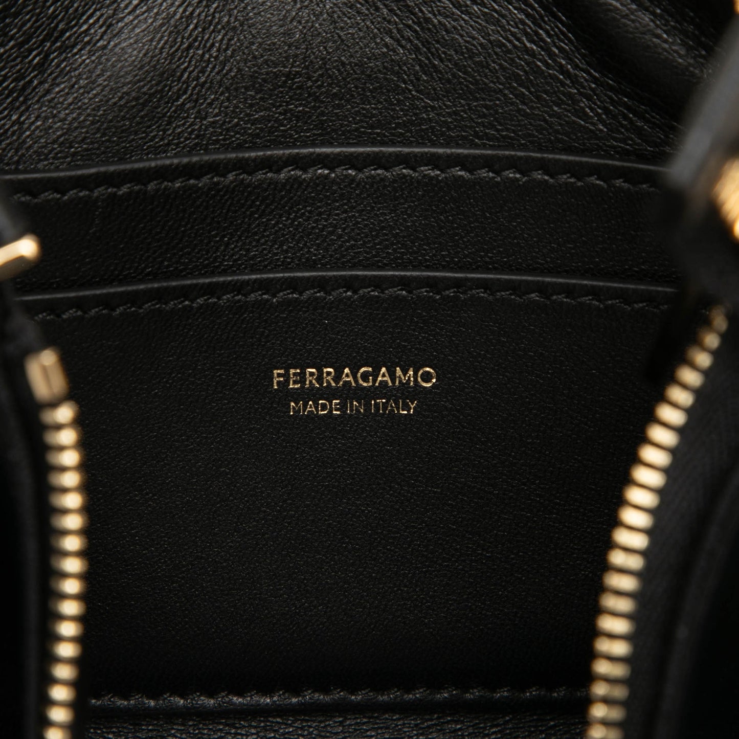 Ferragamo Mini Leather Vara Bow Chain Crossbody