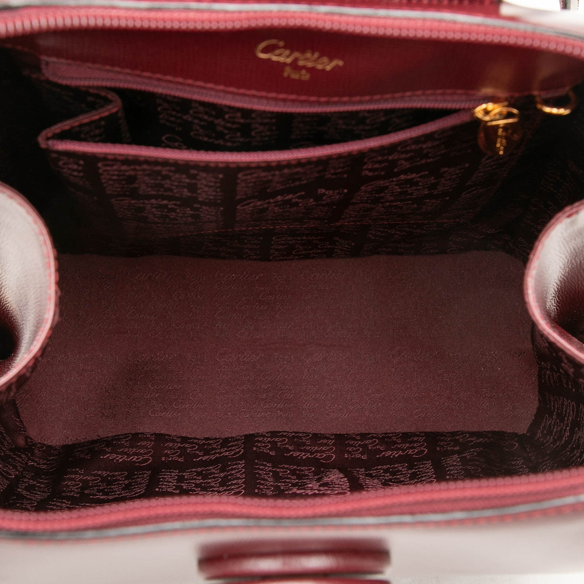 Cartier Leather Must De Cartier Backpack