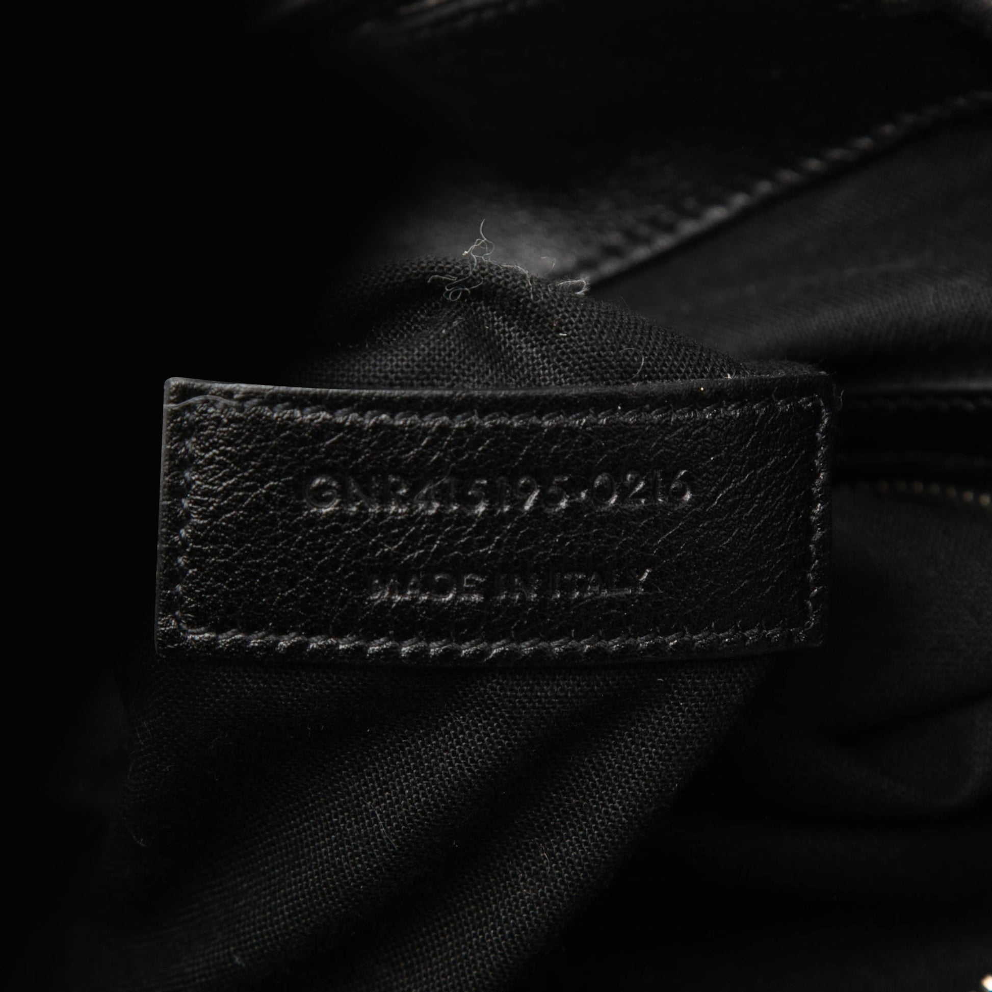 Saint Laurent Croc Embossed Leather Festival Backpack