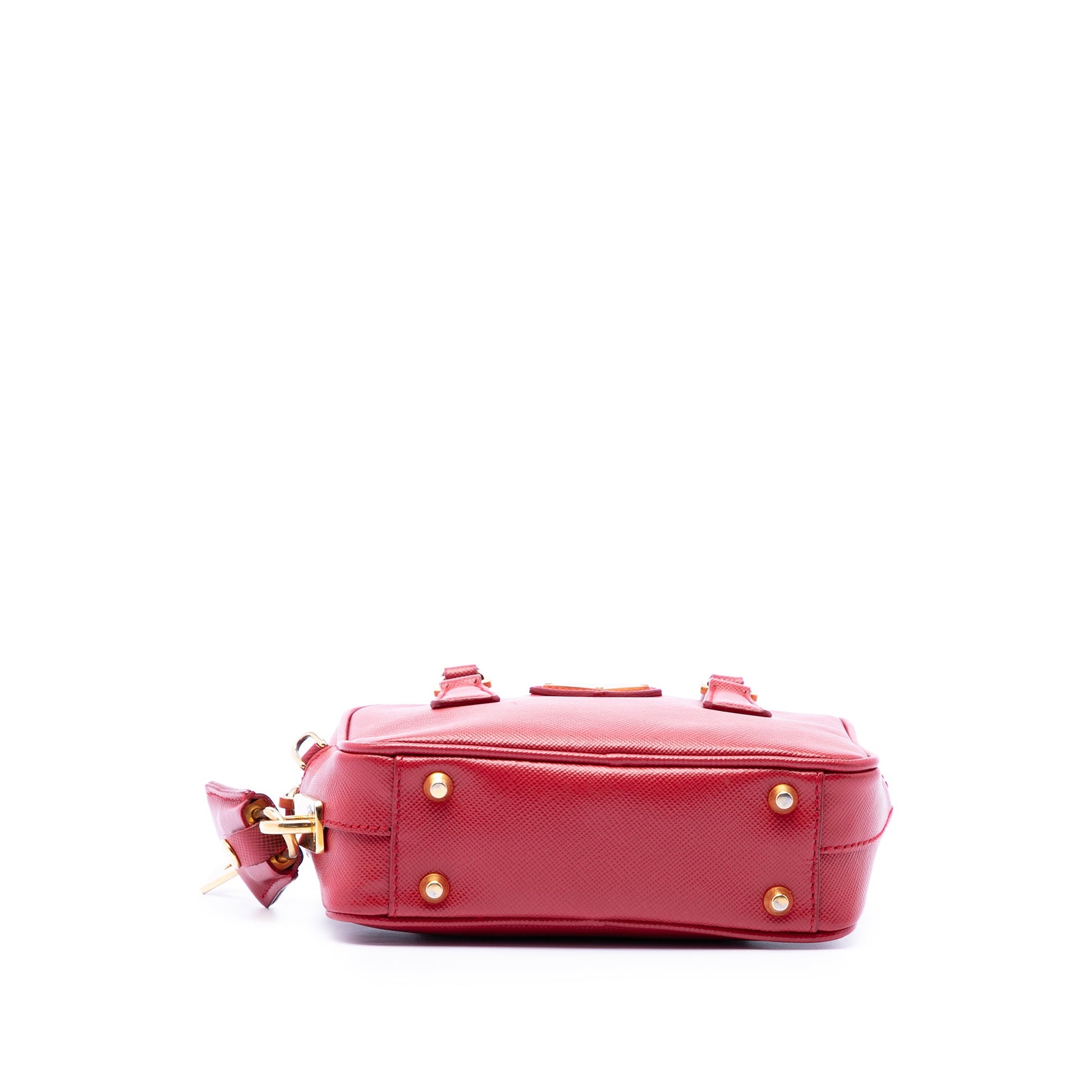 Prada Mini Saffiano Lux Bauletto Bag