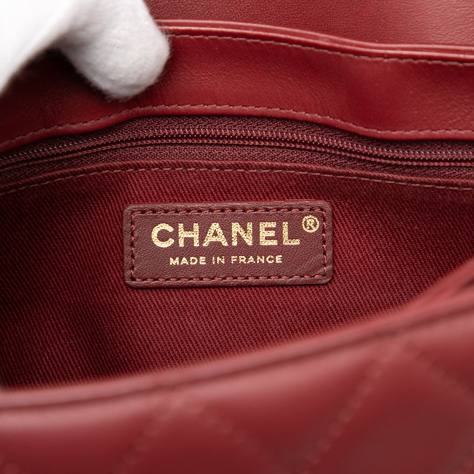 Chanel CC Quilted Lambskin Flap