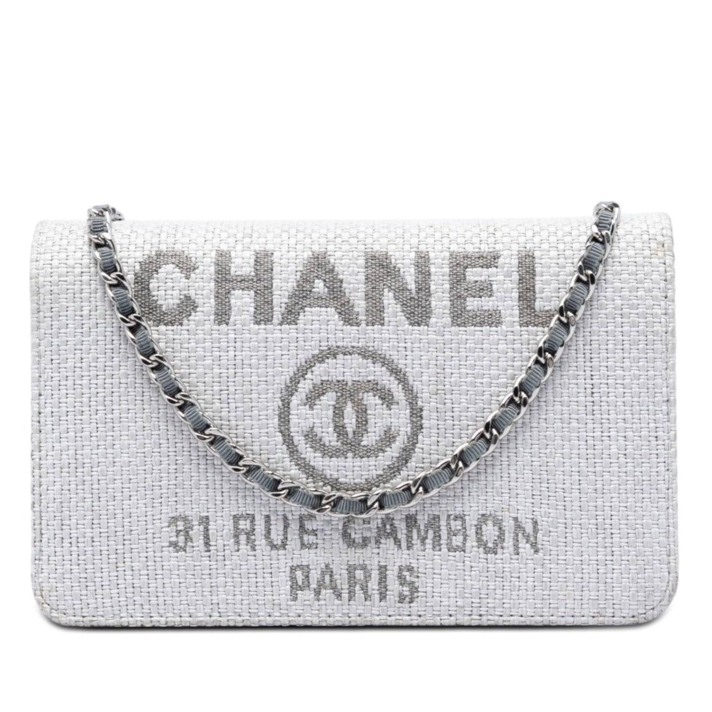 Chanel Canvas Deauville Wallet On Chain